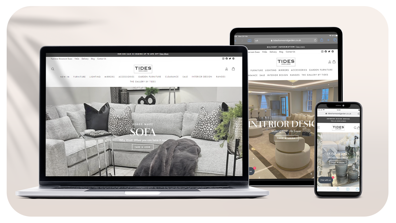 TidesInterior Deisgn Website
